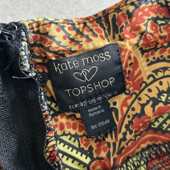 Kate Moss for Topshop Halterneck Kaftan Liberty Dress ASO Blake Lively - Picture 7 of 8